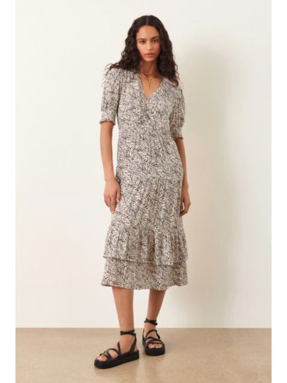 ba&sh Ivika Midi Dress in Size M
